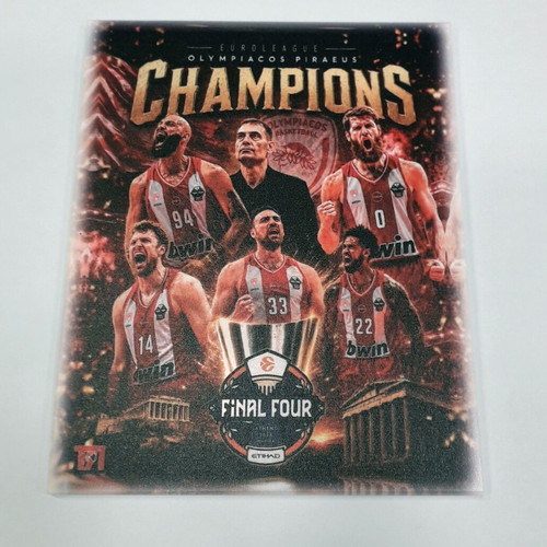 Olympiacos Final 4 Athens 2026 collectible plexiglass