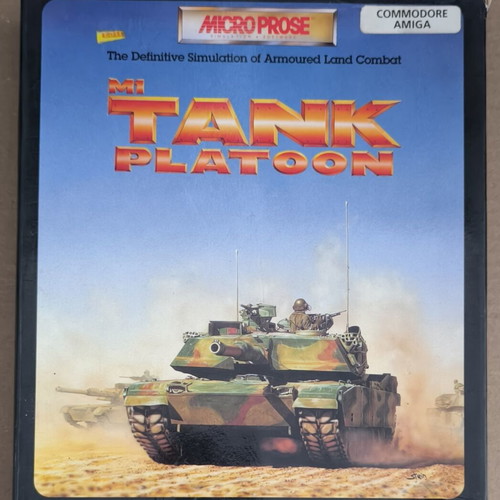 M1 Tank Platoon MicroProse Amiga game like new, complete in box
