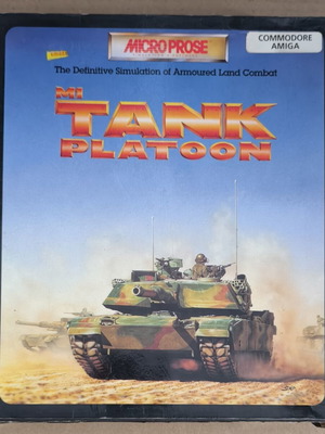 M1 Tank Platoon MicroProse Amiga game like new, complete in box