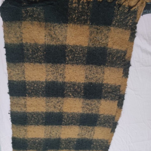 Κασκόλ H&M Divider, μαύρο και καφέ