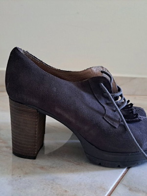 Yokono leather shoes new, purple, size 38, boots/ankle boots