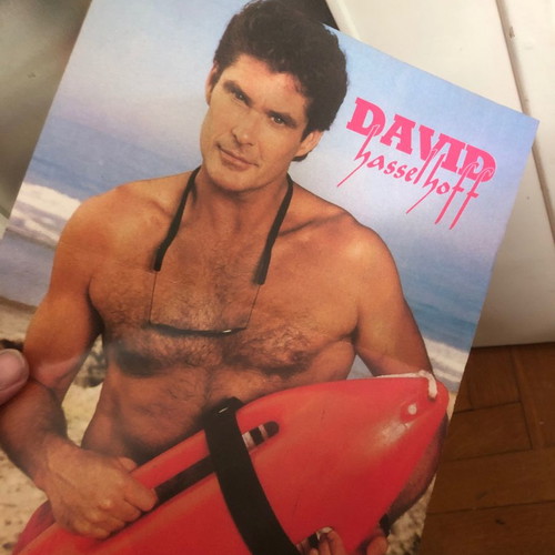 Baywatch vintage 90s posters used, pack of 3, Katerina magazine