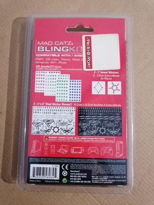Mad Catz Bling Kit universal sticker set for consoles and accessories