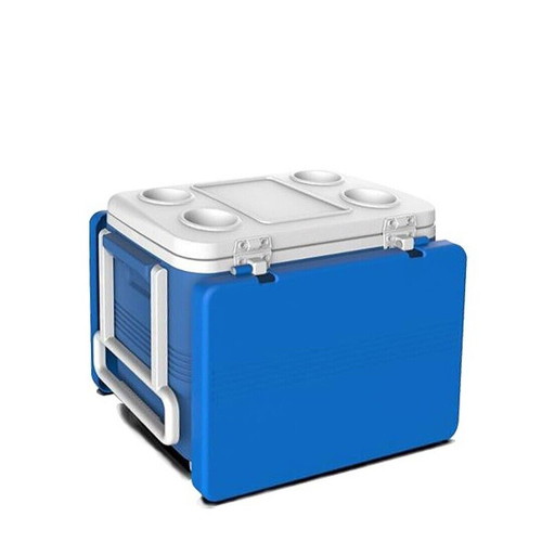 Atlantic 45L Passive Cooler Box Blue with Tray new