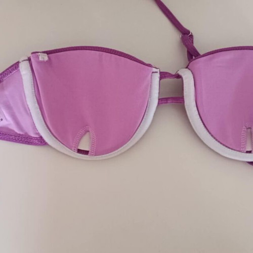 Fuchsia swimwear set like new, size S/M, Luigi