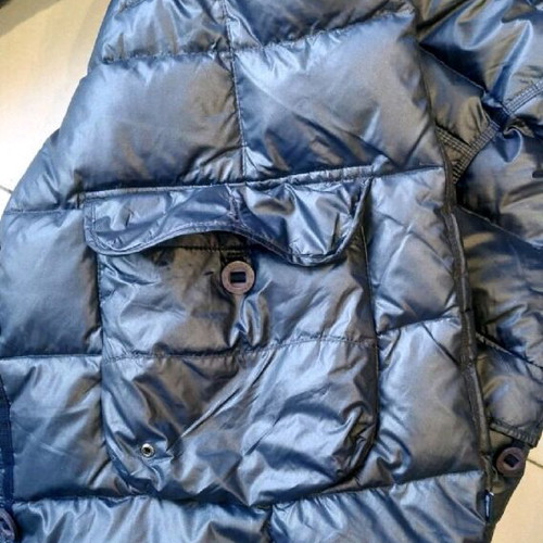 Original Marin’s long down jacket like new, size S, blue-black