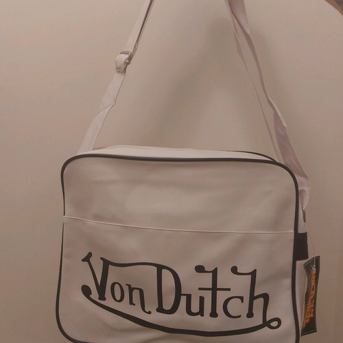 Von Dutch shoulder bag white brand new with tags