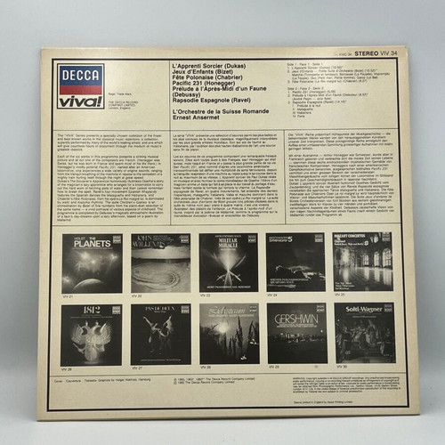 L'Apprenti Sorcier vinyl record used