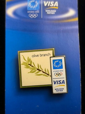 Athens 2004 Visa Pin like new