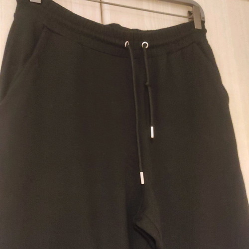 Black pants with elastic waist used, size XL