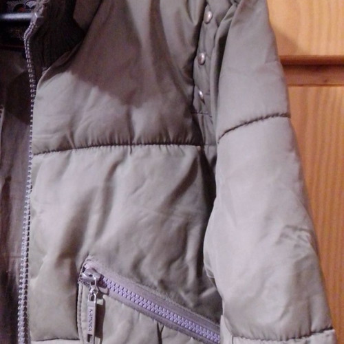 Kamora jacket used, women's olive color size XS