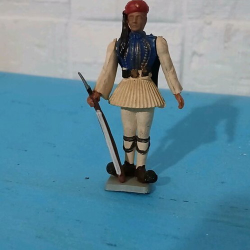 Evzones soldier figurine Athens used