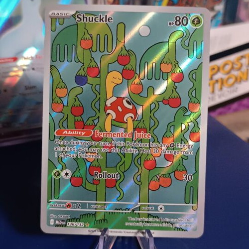 Shuckle 136/132 Illustration Rare Mega Evolution Pokémon card