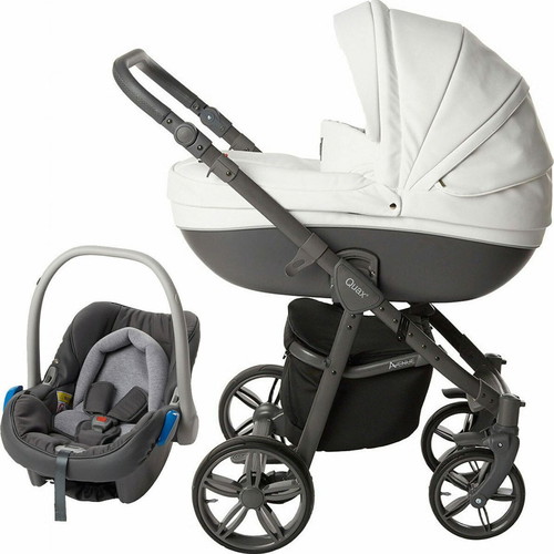 Quax Avenue Trio stroller used, dark gray 3 in 1