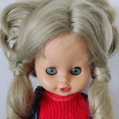Kehagia doll Fani used, height 33cm, with one open eye
