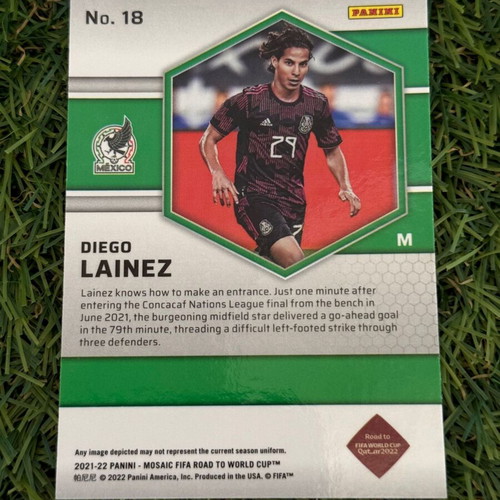 Panini Mosaic FIFA Road to the World Cup 2021-22 Diego Lainez card