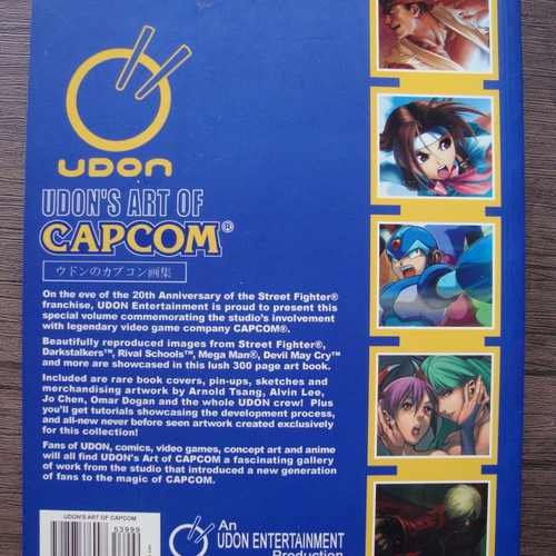 Udon's Art of Capcom Akumart artbook like new