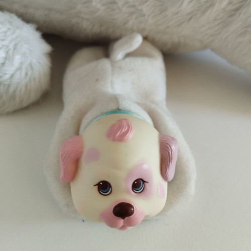 Vintage 80's Puppy Surprise dog with one puppy used