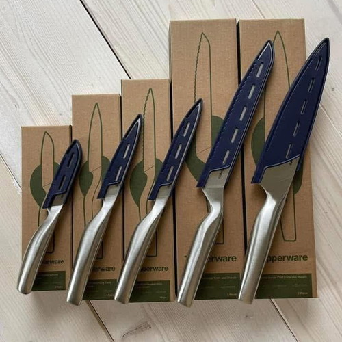 Tupperware Mastro Knives New With Protective Sheath