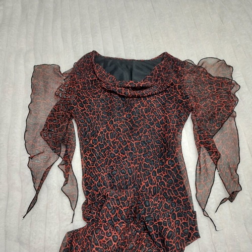 Ancient Greek style dress like new, size M, black and red