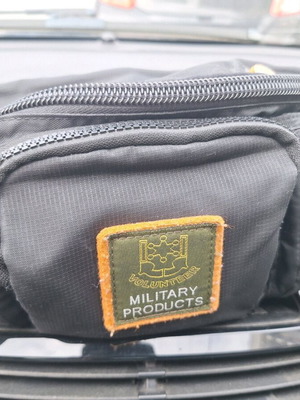 Military Products waist bag like new, black with 5 compartments