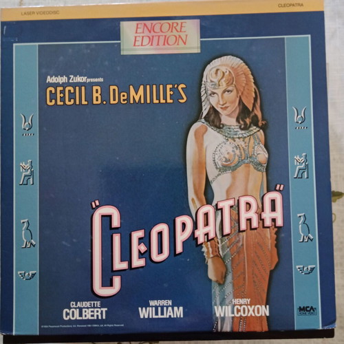 LaserDisc Cleopatra 1934 like new, drama