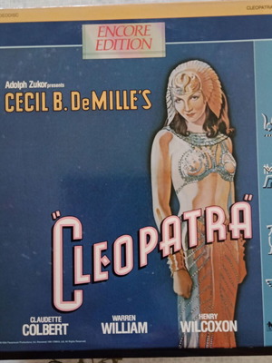 LaserDisc Cleopatra 1934 like new, drama