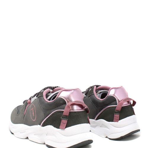 Trussardi women's sneakers size 41 like new, black and silver