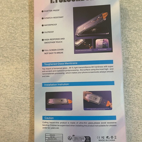 iPhone 15 Pro screen protectors brand new, 2 pieces