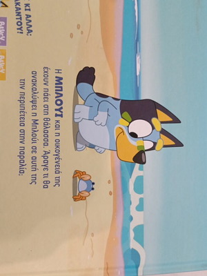 Bluey The Beach like new