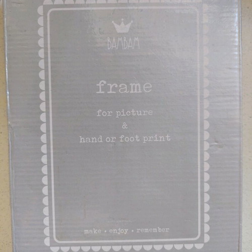 Frame for baby hand/foot imprint like new