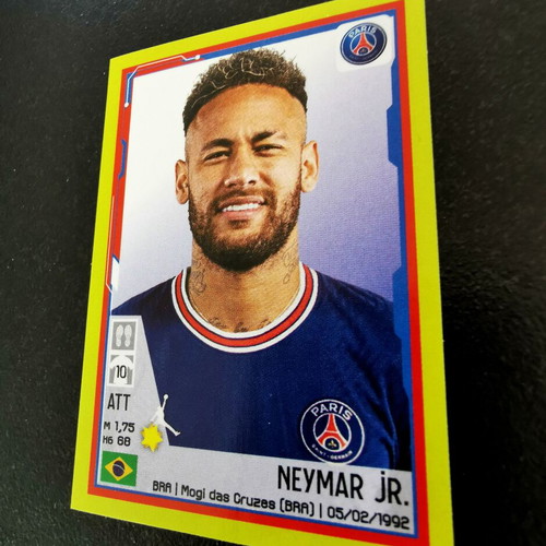 Neymar Jr Panini FOOT 2022 Sticker #358 PSG Brazil Original New