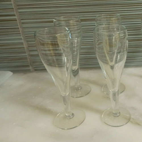 Crystal liqueur glasses like new, set of 4