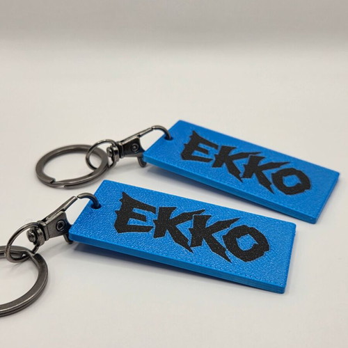 Ekko Arcane set of 4 keychains new, multicolor