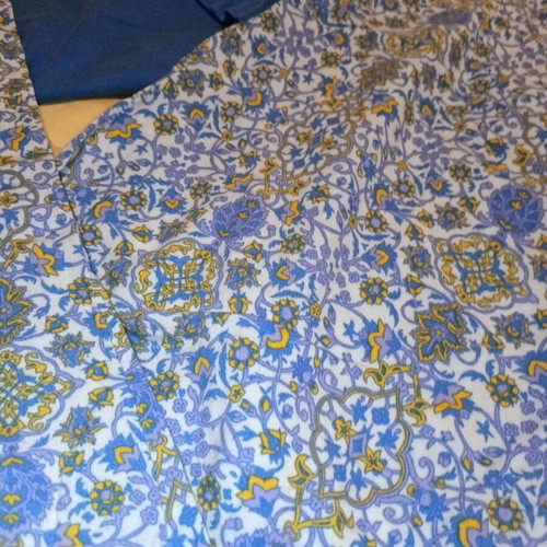 Esmara pajama set used, blue, cotton and viscose, size L