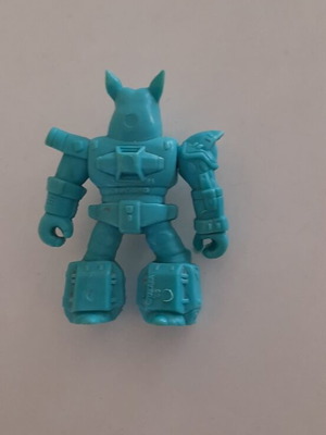 Battle Beasts Teratomaxos Blue Rhinoceros figure like new Hasbro 1986