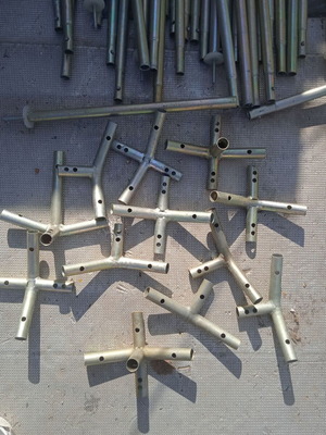 Iron connectors for military tent like new