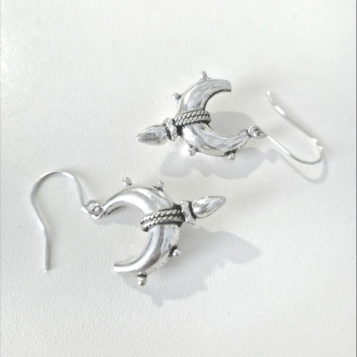 Silver Boho Earrings with Silver S9.25 Clasp like new