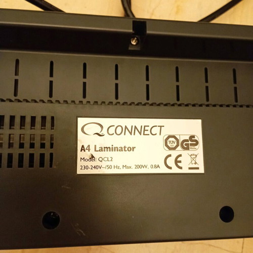 Q-CONNECT A4 Laminator QCL2 like new