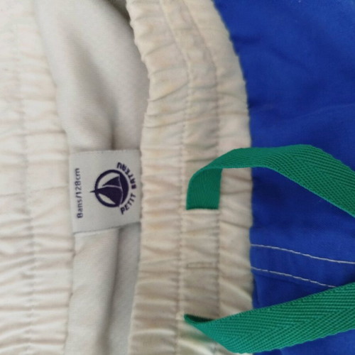 Petit Bateau swim shorts like new, colorful, size 128 cm, age 8