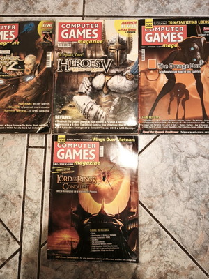 Computer Games Magazine used, issues 69, 70, 86, 92 in Greek