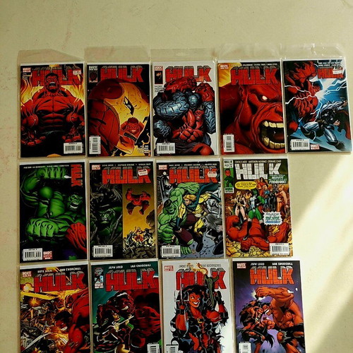 Hulk collection 13 issues like new, Marvel 2008 with Red Hulk & Red She-Hulk