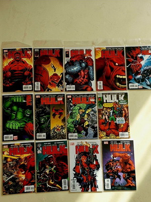 Hulk collection 13 issues like new, Marvel 2008 with Red Hulk & Red She-Hulk