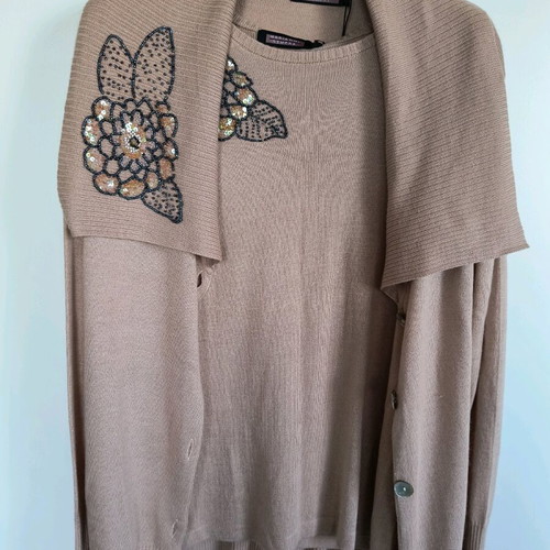 Women's knitted set new from cashmere, viscose, angora and nylon