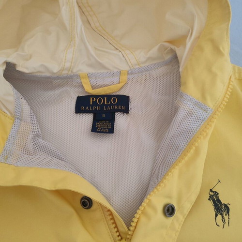 Polo Ralph Lauren Kids Waterproof Anorak Size 5 Yellow Like New