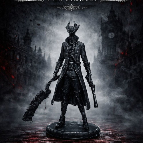 Bloodborne The Hunter figure 20 cm new, 3D printed with durable PLA+