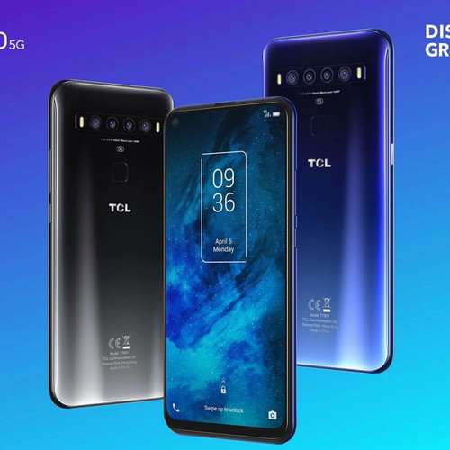 TCL 10 5G used, 128GB, 6GB RAM, Snapdragon 765G, 64MP camera
