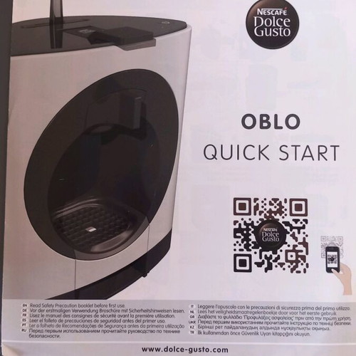 Καφετιέρα Krups Nescafe KP 110 Dolce Gusto Oblo κόκκινη καινούργια