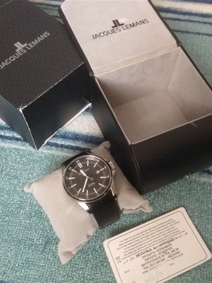 Jacques Lemans 1-1869A Liverpool Automatic Watch 44mm 20ATM new