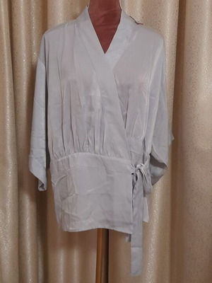 Yamamay Κιμονό γκρι καινούργιο από σατέν πολυεστέρα